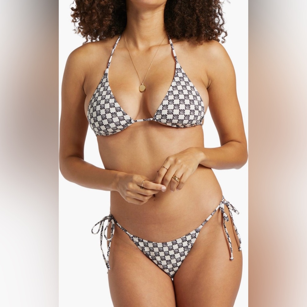 Billabong Black and White Bikini Set